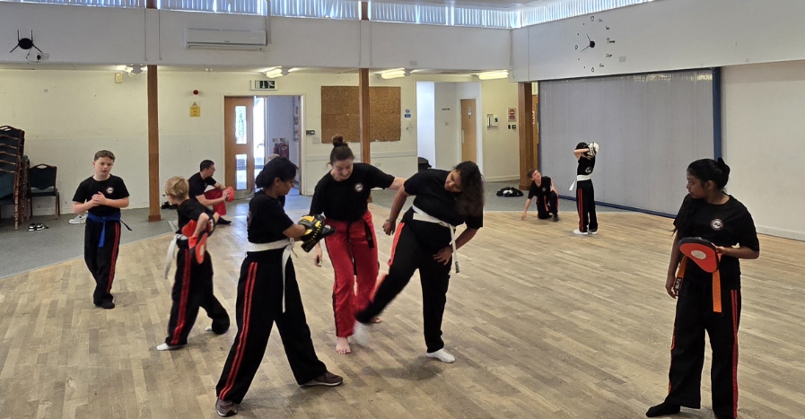 Full training session at Infinity Kickboxing Academy